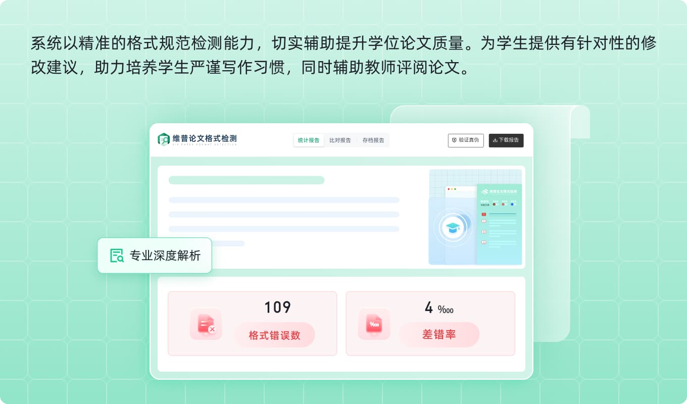 维普格式检测